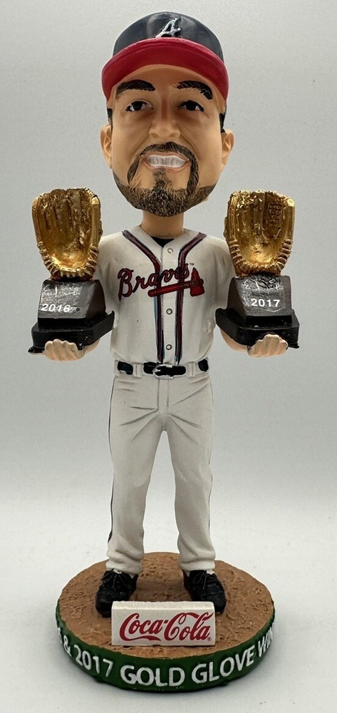 Ended Inciarte #11 Atlanta Braves Two Time Gold Glove 2016 & 2017 With Box