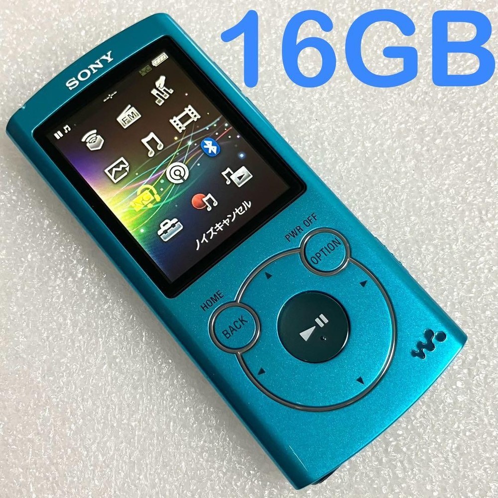 Sony Walkman NW S765 16GB Portable MP3 Player Blue High Fidelity Sound