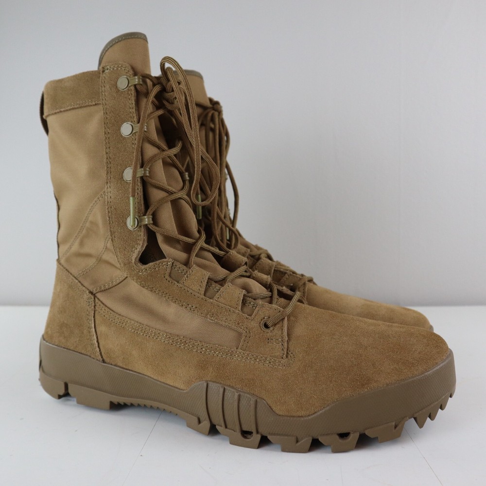 Nike SFB Jungle 8 Leather Coyote Combat Boots Mens Size 12.5 Tan 828654-900 New