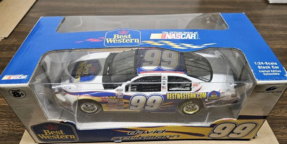 2007 DAVID REUTIMANN #99 BEST WESTERN NASCAR DIECAST 1/24 RARE PROMO