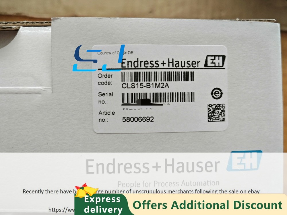Brand new E+H Endress+Hauser CLS15-B1M2A Detector CLS15-B1M2A