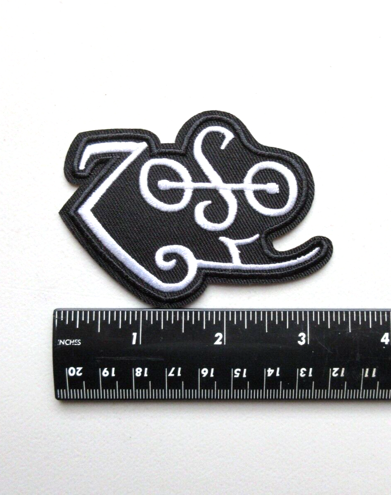 🔥ZOSO LED ZEPPELIN BAND JIMMY PAGE'S SYMBOL MUSIC EMBROIDERED IRON ON PATCH