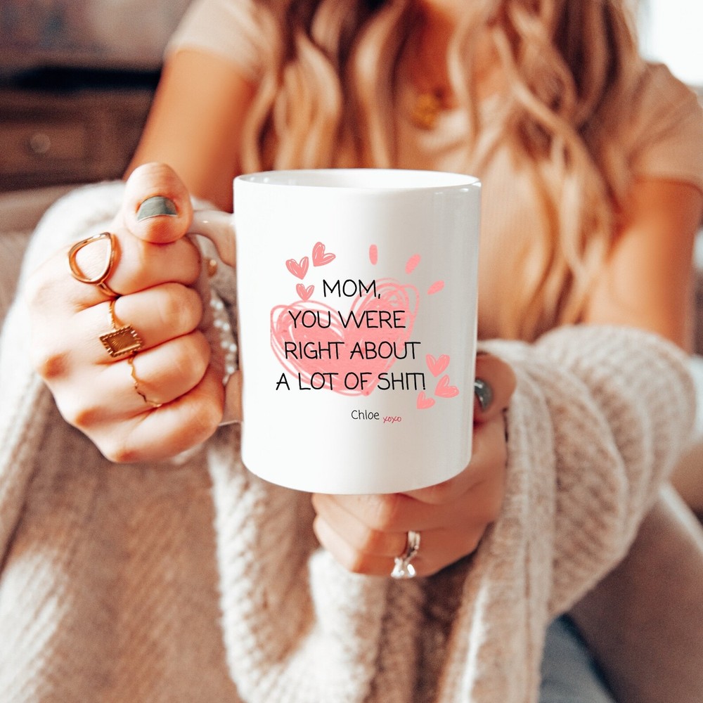 Mom You Were Right Mug Funny Mothers Day Gift Custom Mom Mug Gift For Mom Mom Bi