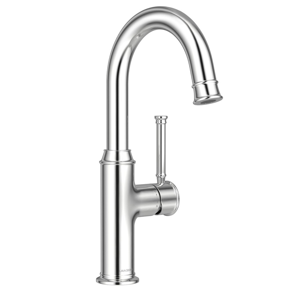 Chrome Bar Sink Faucet with 360° Swivel Spout for Wet Bars