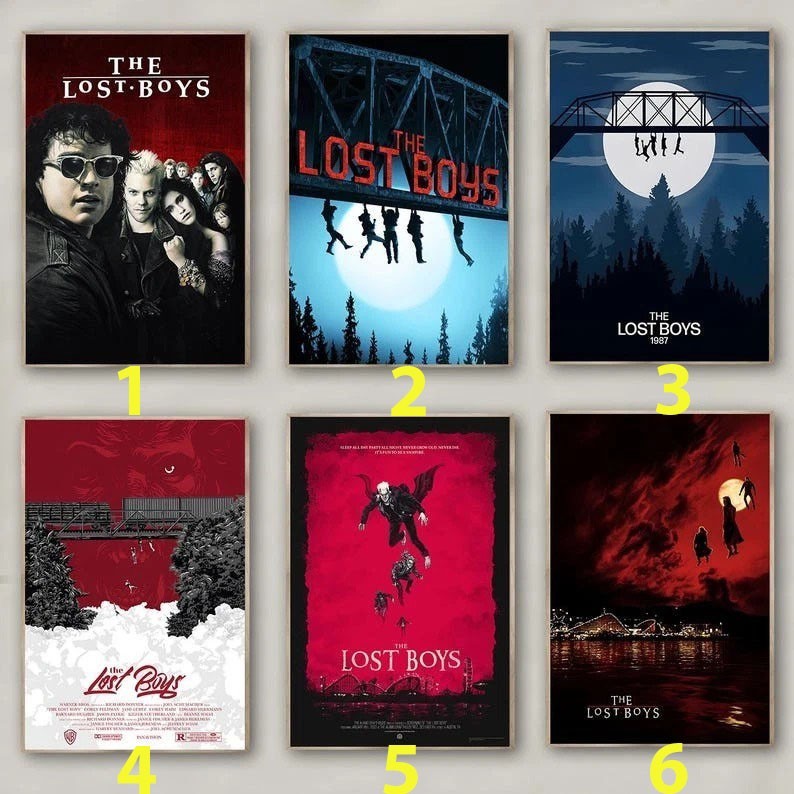 The Lost Boys 1987 Vampire Cult Classic Movie Poster