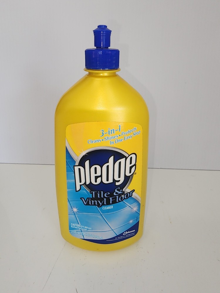 Pledge Floor Care 3-in-1 Squirt & Mop for Tile & Vinyl Floors 27 oz Rare Bs109a