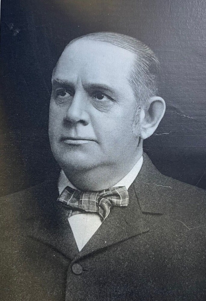 1904 Vintage Magazine Illustration Marcus A. Hanna Ohio Senator