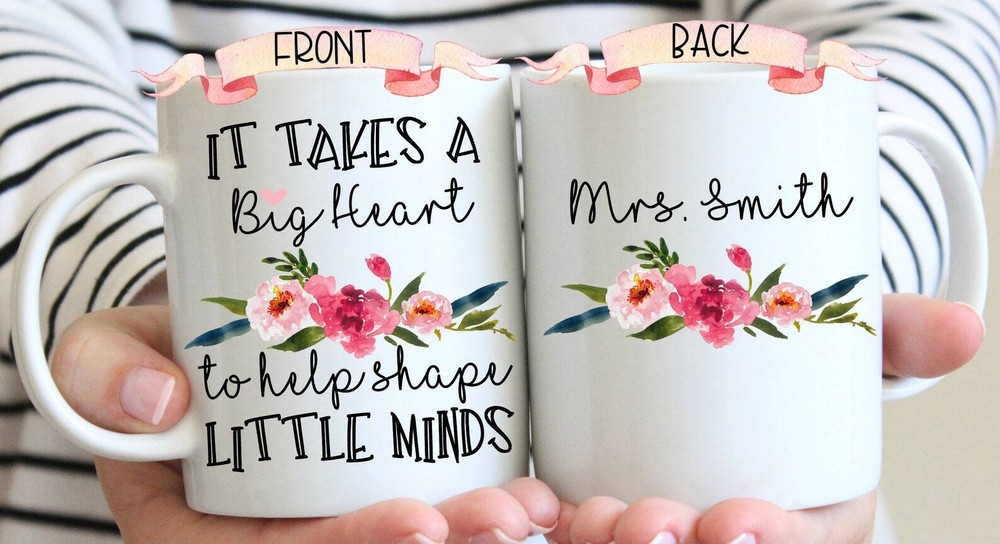 Teacher Gifts Personalized Teacher Mug Teacher Thank You Gift From Student