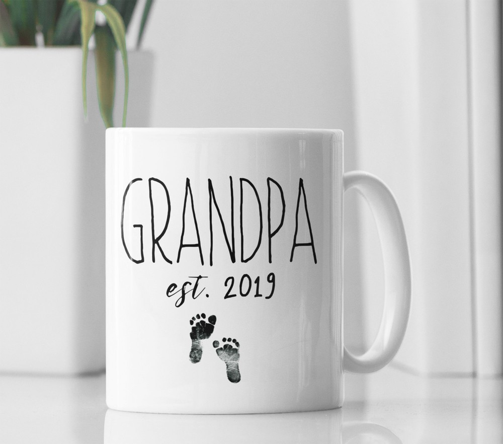 Custom Mug New Dad Mom Grandpa Grandma Dad To Be New Parents Grandparents