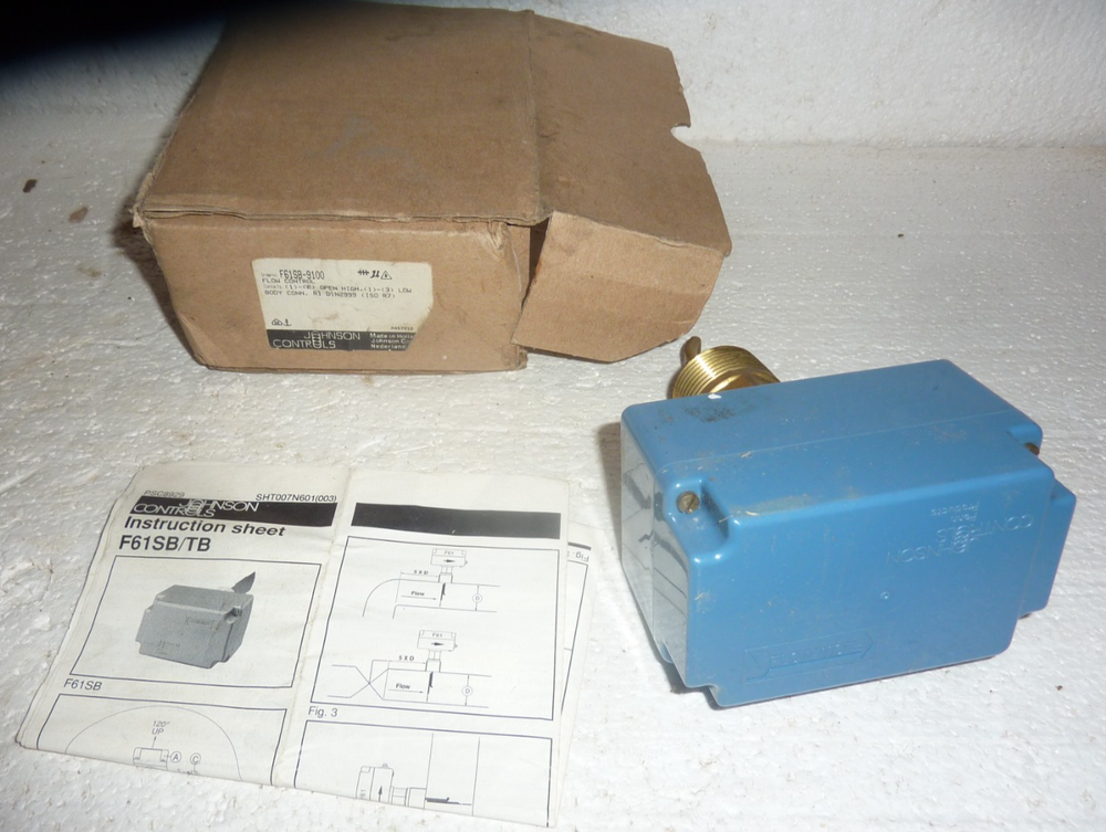 New Open Box Johnson Controls  F61SB/TB Relay, flow sensor  F61SB S-4