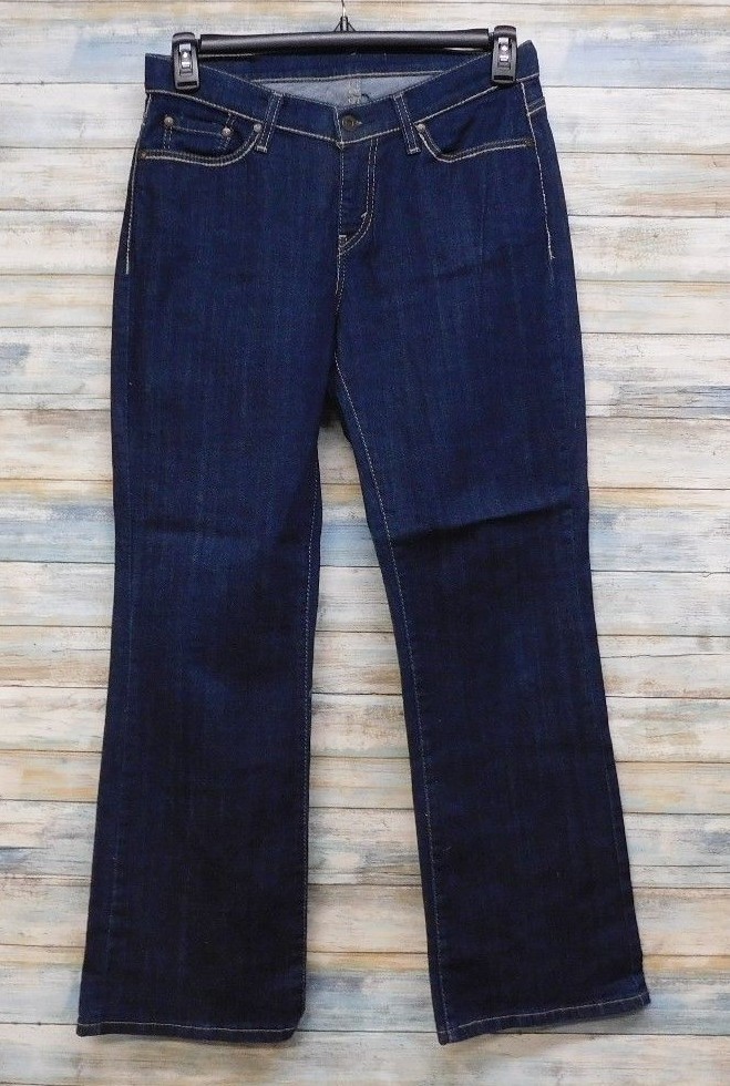 Levi's Jeans Denim 10x30 Women's Ladies Blue Boot cut Stretch Mid rise