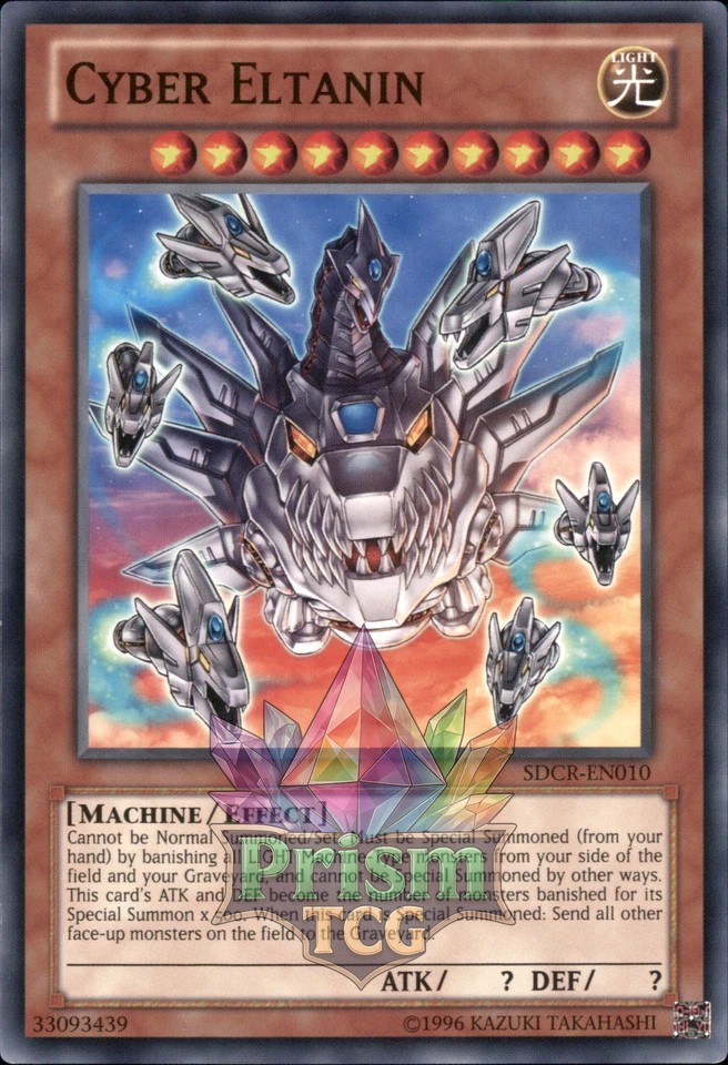 Cyber Eltanin SDCR-EN010 Yu-Gi-Oh! Rare Dragon Card-image