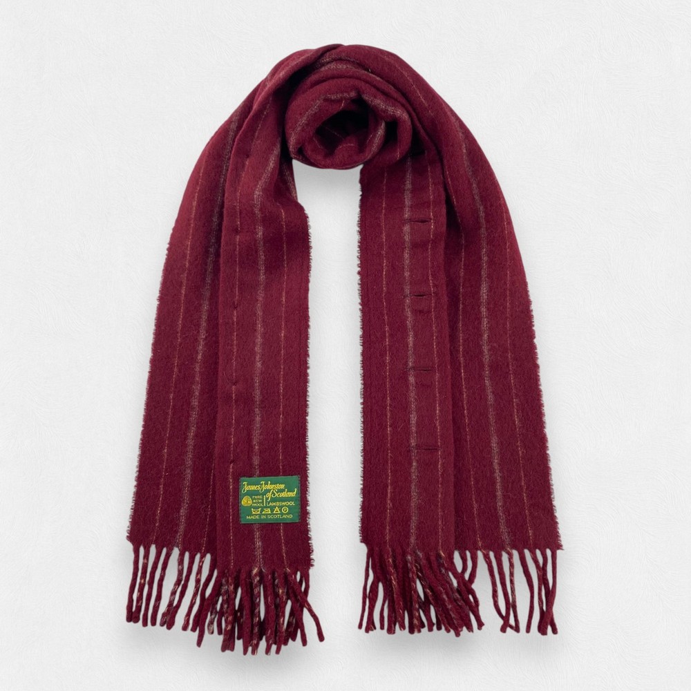 Johnstons Of Elgin Scarf Muffler Wrap Scarf Wool Unisex Scarves