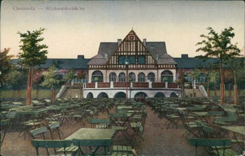Ansichtskarte Chemnitz Küchwaldschänke um 1915 Sachsen Gasthaus (Nr.9823)