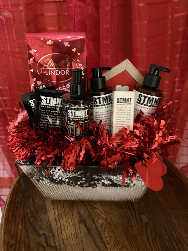 Valentines Day gift Basket For Men-image