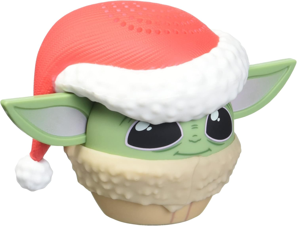 Bitty Boomers Star Wars the Mandalorian: Grogu with Santa Hat - Mini Bluetooth S