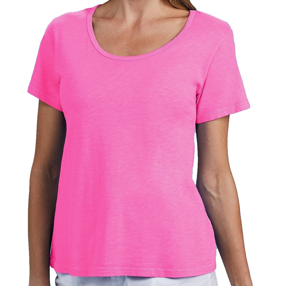 Fresh Produce small cosmos pink $45 vintage scoop tee top nwt new s