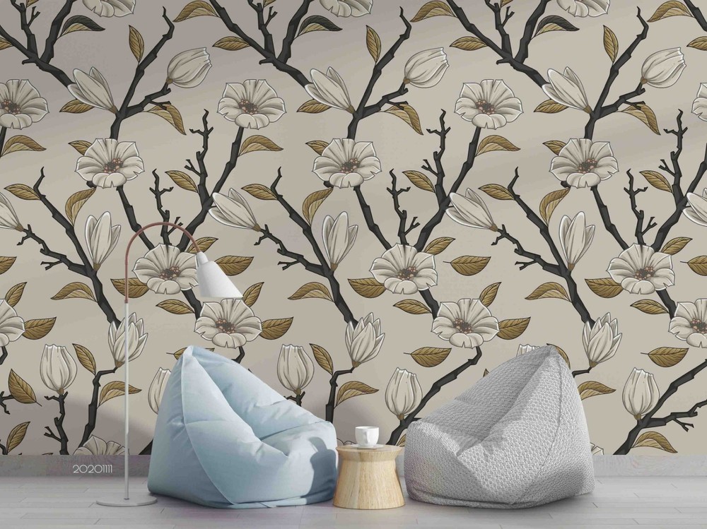 3D Flower Plantation Pattern Wall Murals Wallpaper Murals Wall Sticker 9