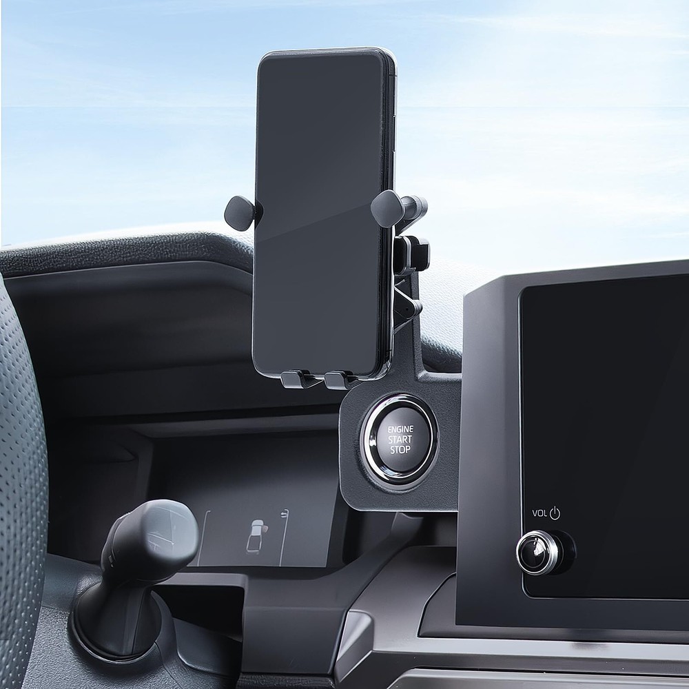 Phone Holder for Tacoma 2024 2025, Phone Mount Compatible with Tacoma Gen 4th...