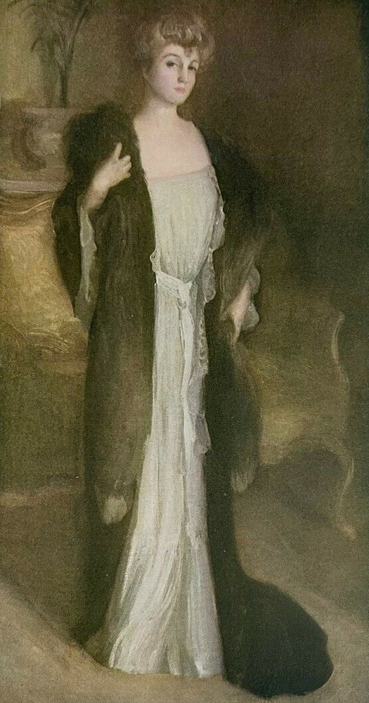 1905 Vintage Magazine Illustration Mrs. John Jacob Astor of New York