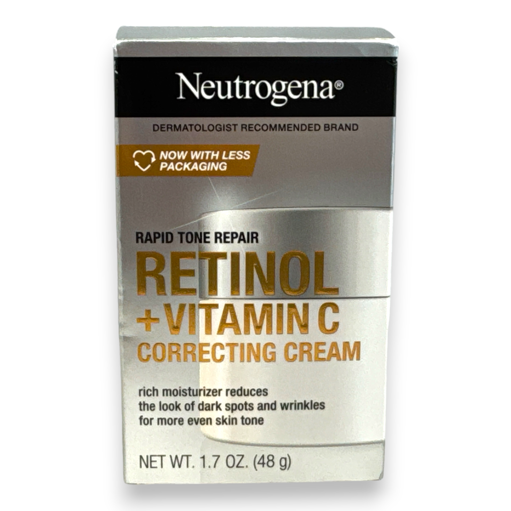 Neutrogena Retinol Vitamin C Tone Repair Cream 1.7oz Brightens & Corrects Skin
