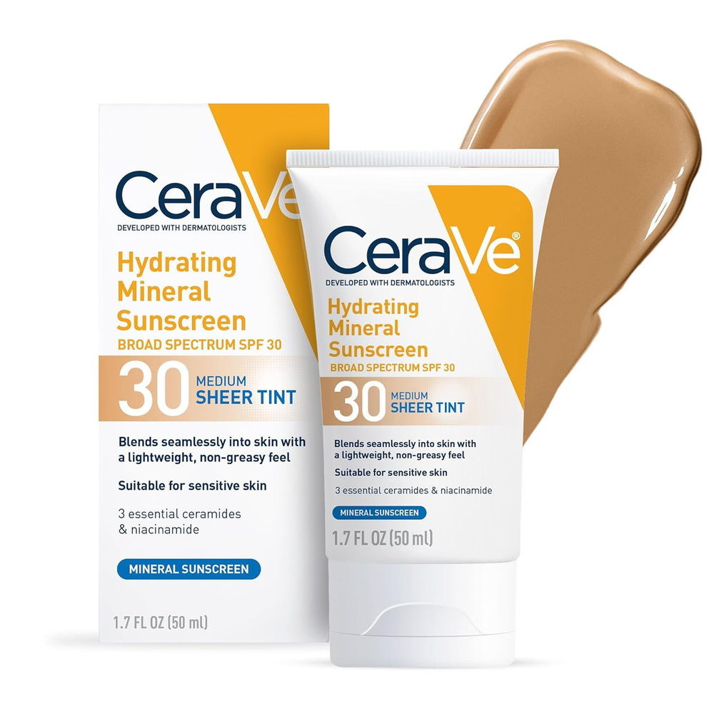 Hydrating Tinted Mineral Sunscreen SPF 30 for Sheer Sun Protection