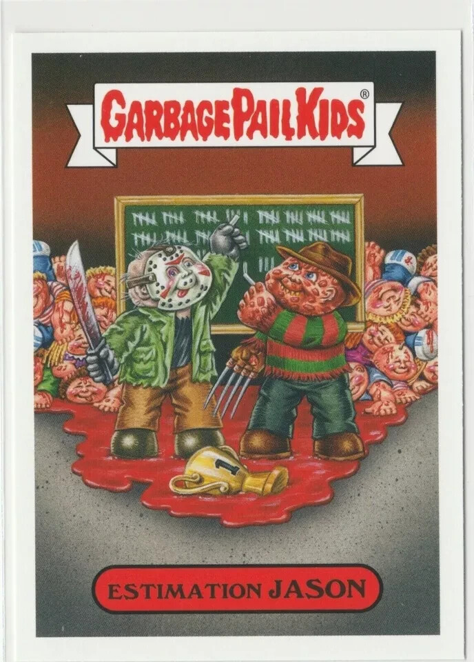Estimation Jason #5b Garbage Pail Kids GPK 2019 Revenge of Oh the Horror-ible