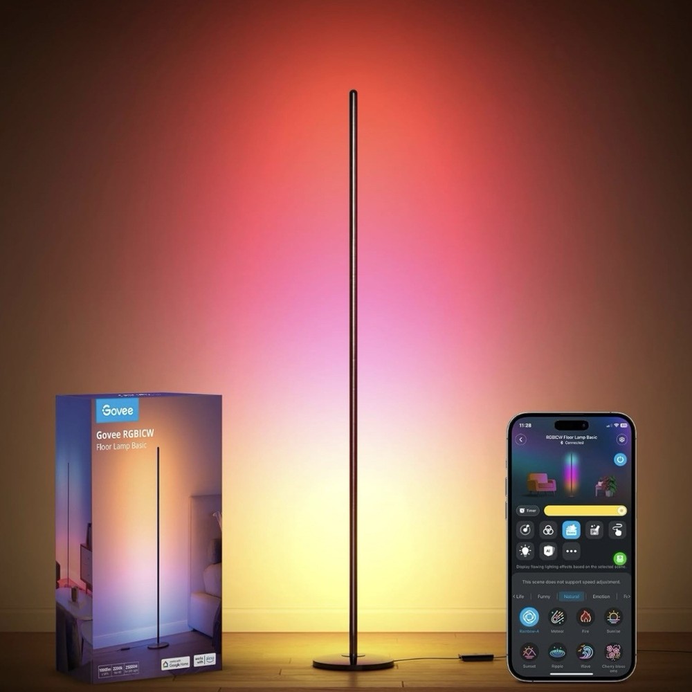 Govee RGBICW Smart Floor Lamp Basic LED Corner Lamp W/ Alexa Model H6076