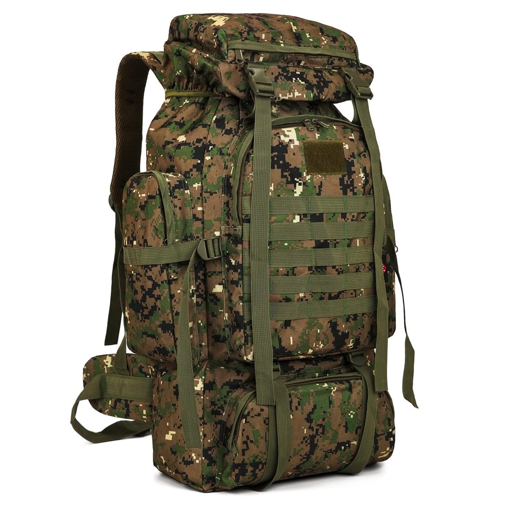 Hiking Backpack for Men 70L Camping Backpack Military Rucksack Molle 3 Days A...