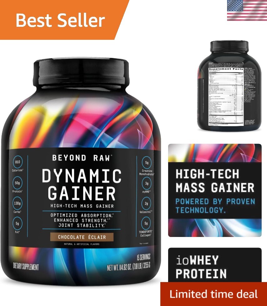 High-Tech Mass Gainer with Optimized Absorption for Enhanced Strength and Growth  