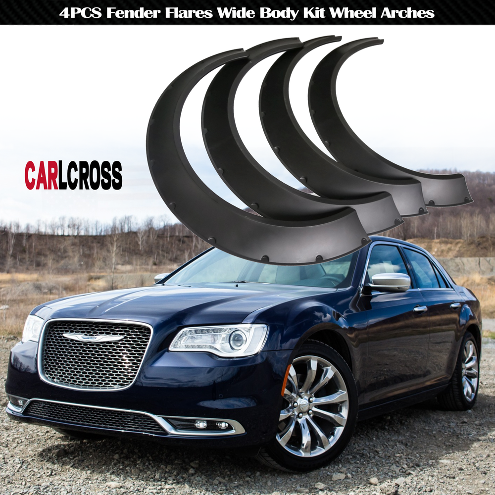 For Chrysler 300 Series Fender Flares Wide Body Kit Wheel Arches Kit 4PCS