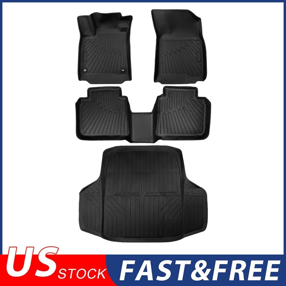 2023-24 Honda Accord Hybrid All-Weather 3D Floor Mats & Trunk Liner