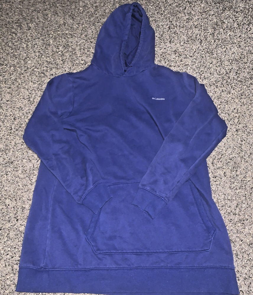 Columbia Navy Blue 2XL XXL  Lightweight Hoodie Pullover Sweatshirt