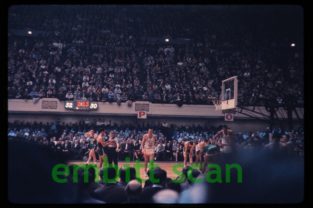 Original Slide, Bob Cousy Celtics-Warriors Philadelphia Convention Center, 1961