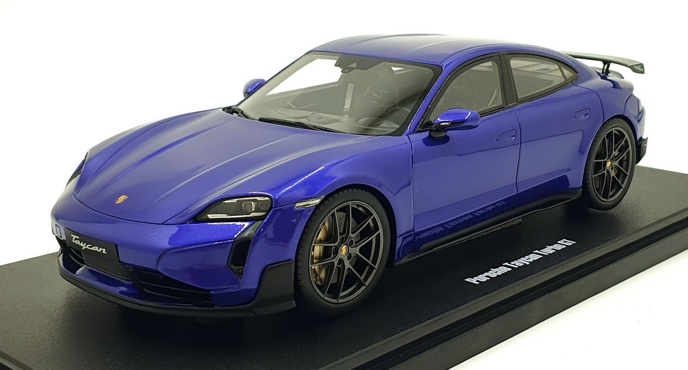 GT Spirit 1/18 Scale Resin GT520 - Porsche Taycan Turbo GT - Met. Purple