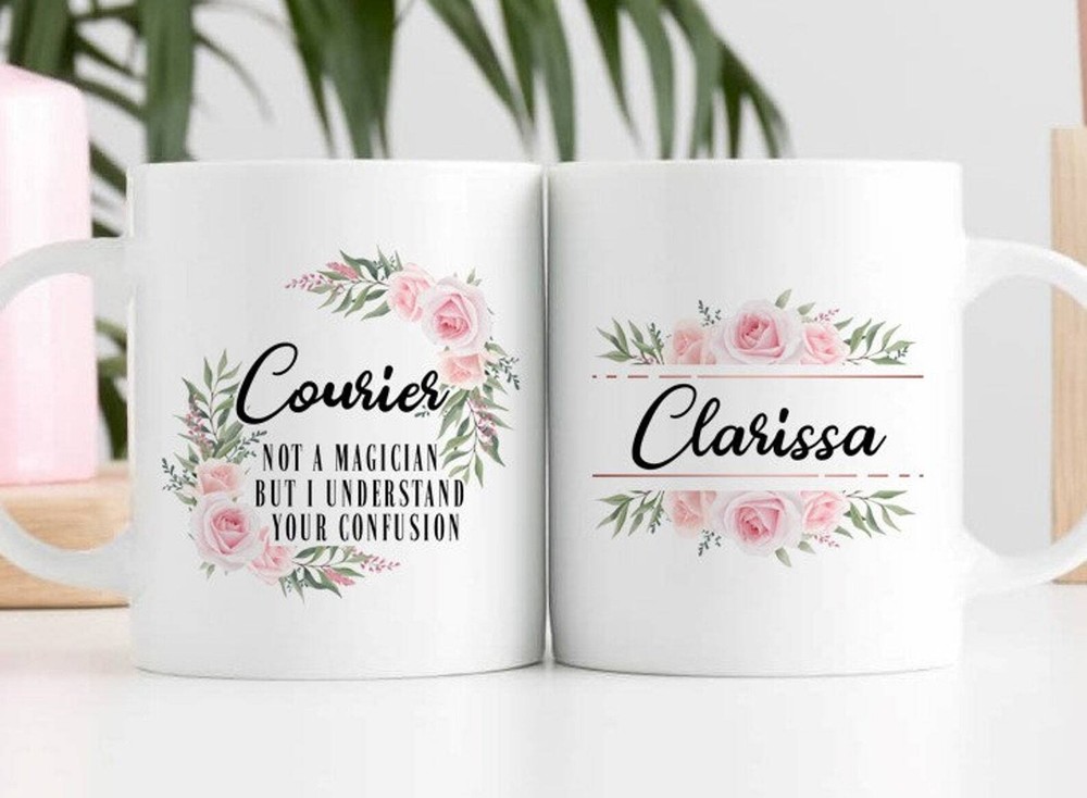 Courier Mug Personalized Courier Coffee Cup Courier Gift Courier Present Idea
