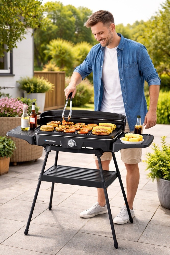 Blaupunkt Indoor-Outdoor Electric BBQ Grill