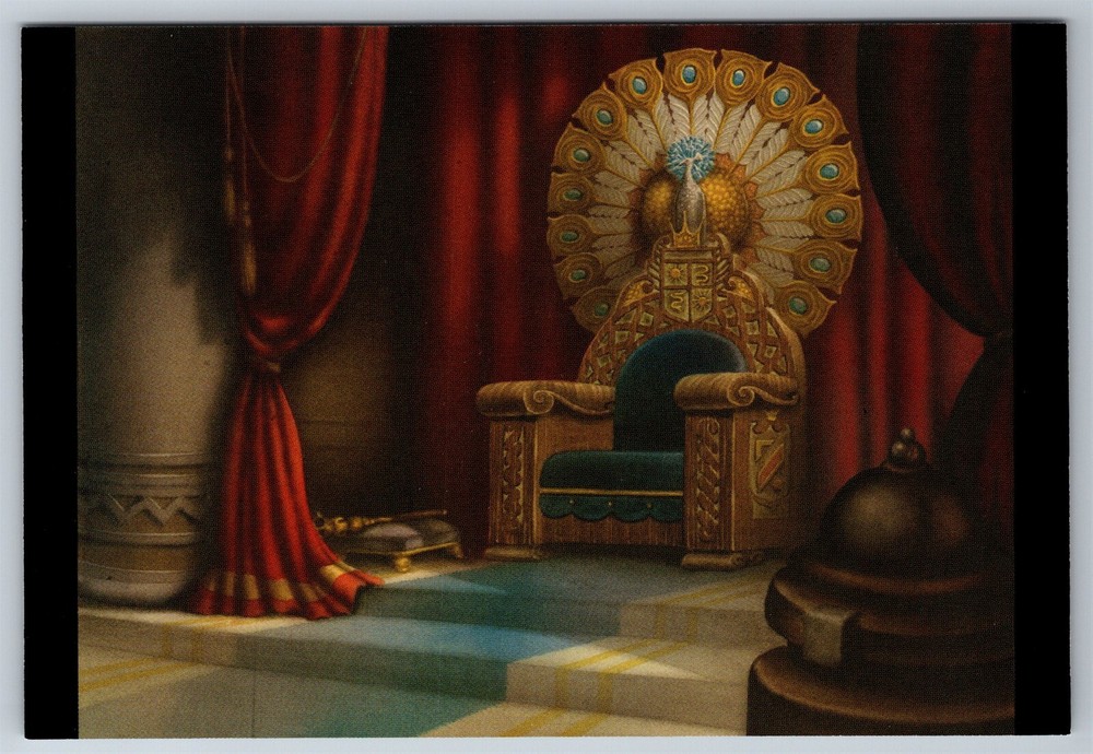 Vintage 1937 Disney Snow White Seven Dwarfs Art Postcard CO9