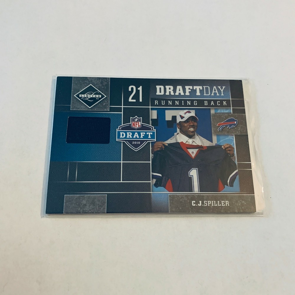 F79591  2010 Limited Draft Day Jerseys Prime #2 C.J. Spiller/50 BILLS-image