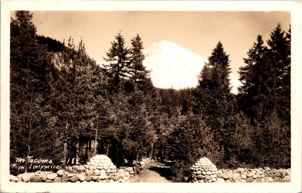 Mount Rainier National Park Washington Mt. Tacoma 1925-1942 RPPC Postcard  23624