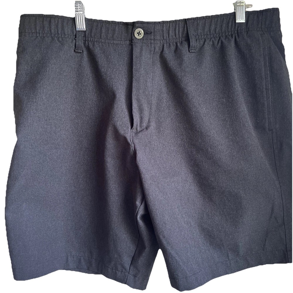 Under Armour UA Performance Match Play Golf Shorts Chino Men's Size 40 Gray Logo