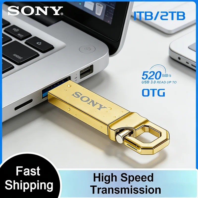 USB 3.2 Flash Drive Type-C 2TB 1TB 512GB 256GB 128GB Metal Waterproof High Speed