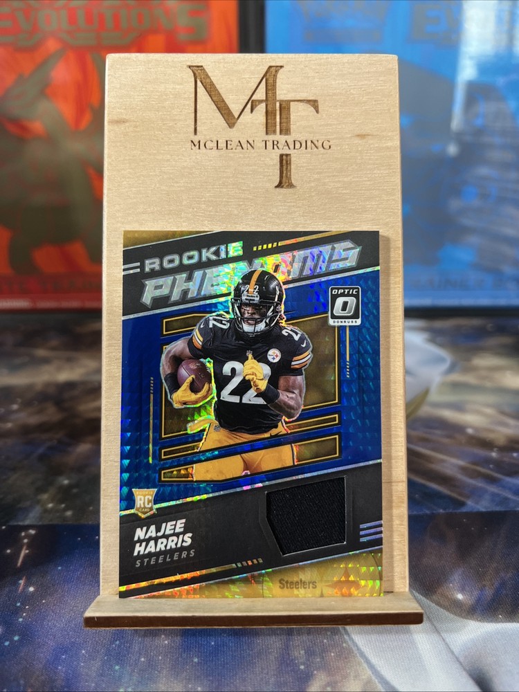 2021 Panini Donruss Optic Rookie Phenoms Blue Hyper Prizm #RP-13 Najee Harris - Limited Edition Rookie Card with Stunning Hyper Prizm Finish