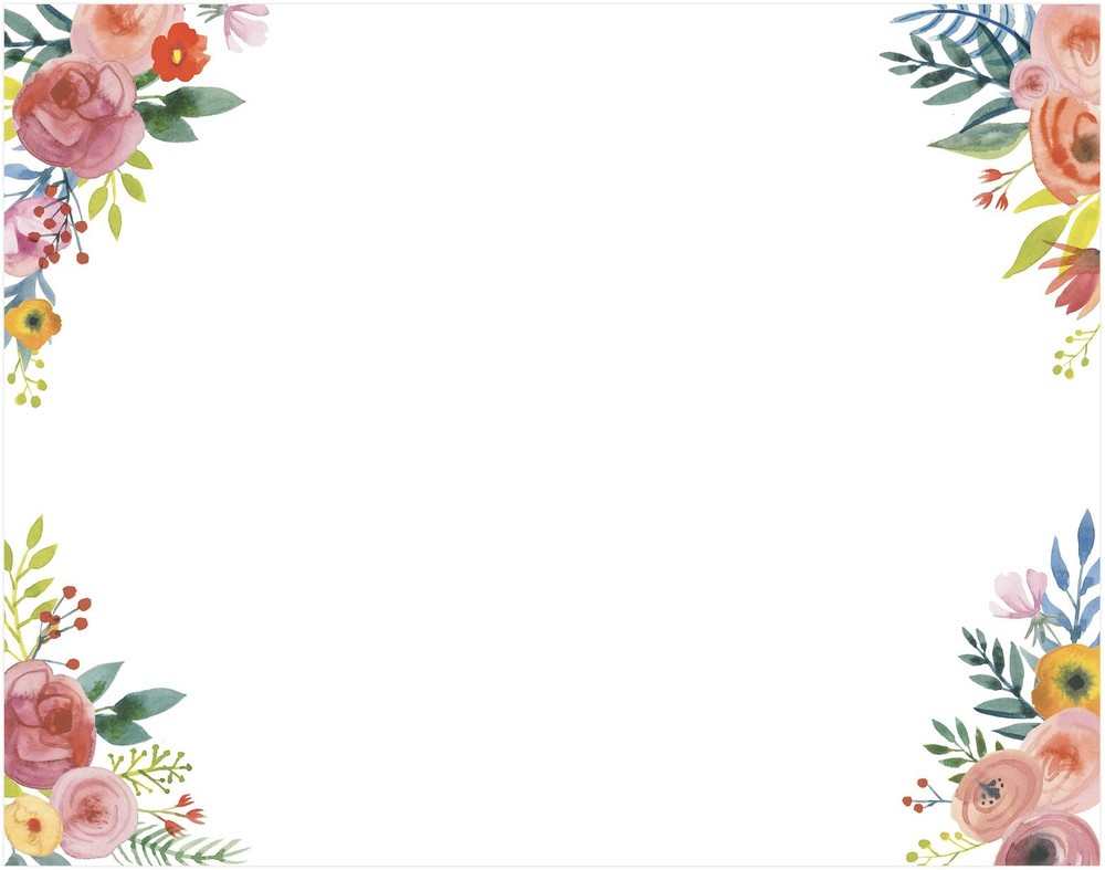 AC Patterned Poster Board 22 X28 inch Floral Corners inch