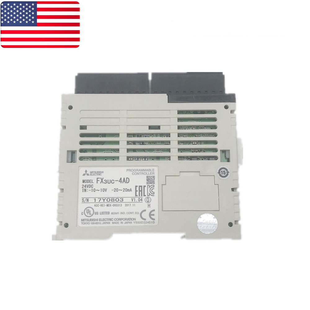 ONE NEW Mitsubishi FX3UC-4AD FX3UC4AD Programmable Controller- US Stock