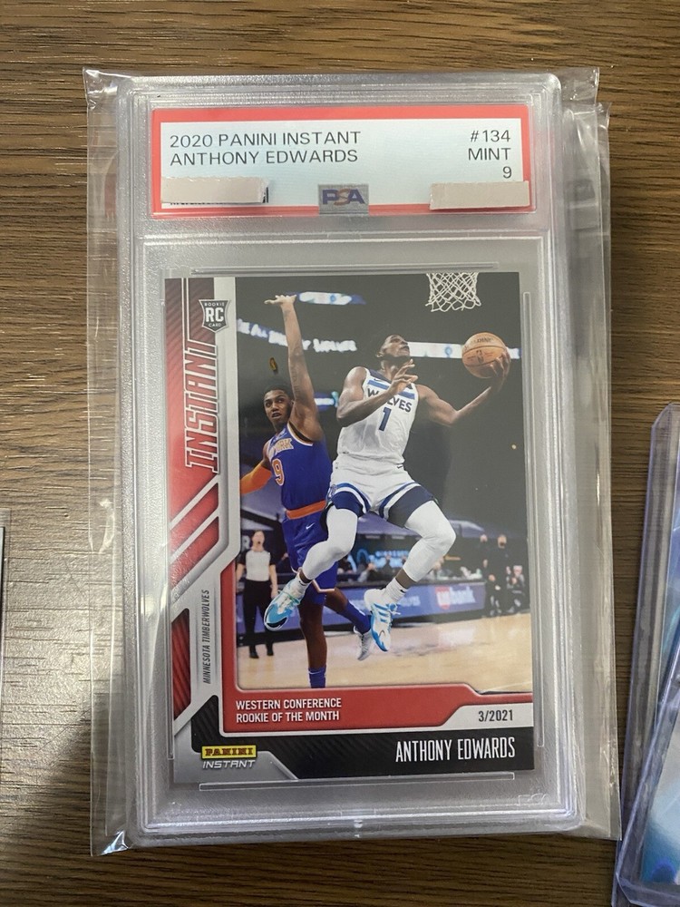 Panini Instant Anthony Edwards Rookie Card RC