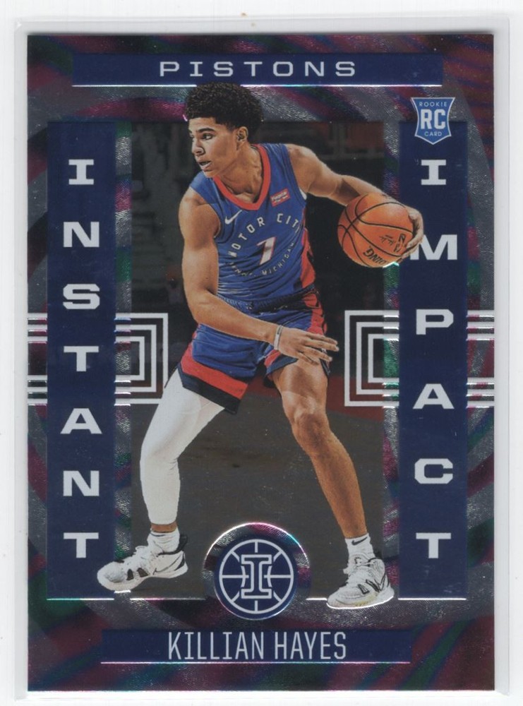 2020-21 Panini Illusions Instant Impact Killian Hayes RC #5 Detroit Pistons Rookie Card