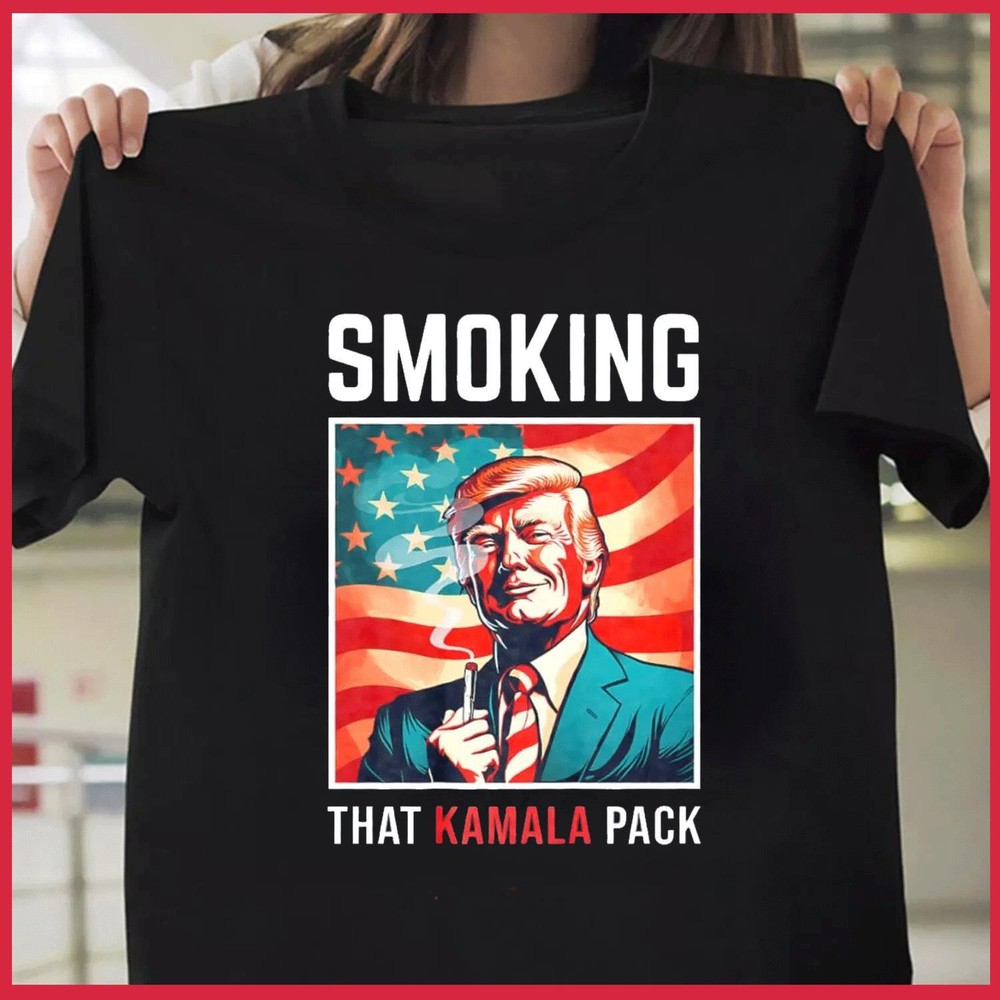 Smoking That Kamala Pack Trump 2024 Election Win T-shirt