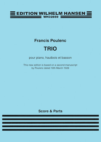 Trio for Piano, Oboe and Bassoon Revised Version - Score and Parts