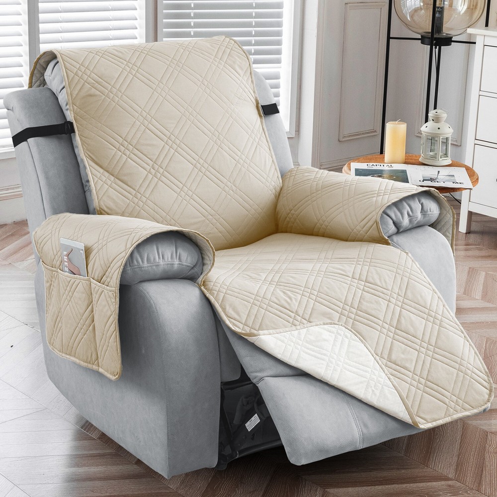 100% Waterproof Non-Slip Recliner Cover for Warm Pet Protection and Household Use